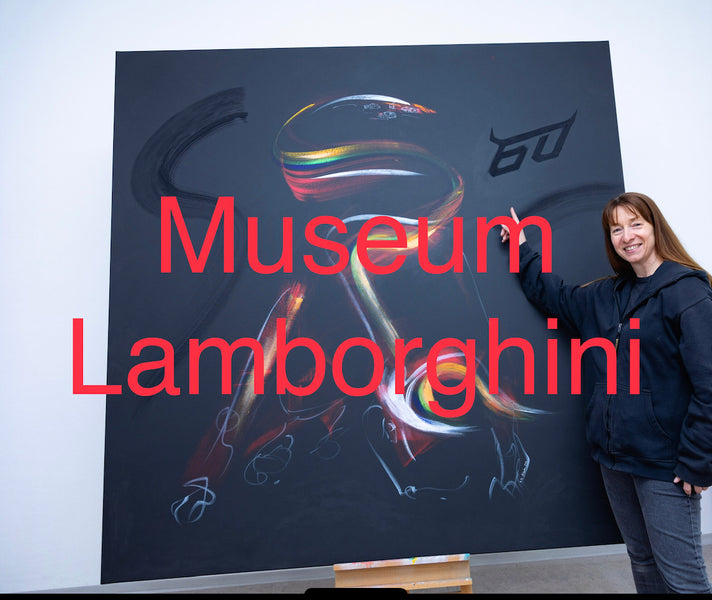 Auch ich habe Träume, und einer meiner Träume ist erneut wahr geworden: Mein Stierkunstwerk wird derzeit im Lamborghini Automobile  Museum ausgestellt.