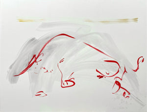 Linie der Macht, 100 x 130 cm