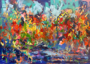 Paradies, 100 x 140 cm