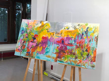 Laden Sie das Bild in den Galerie-Viewer, „Abstrakt am Wasser“, 80 x 160 cm