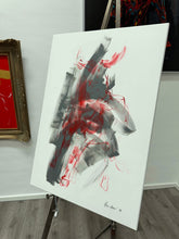 Laden Sie das Bild in den Galerie-Viewer, „Bull - abstract - grey“, 100 x 70 x 2 cm