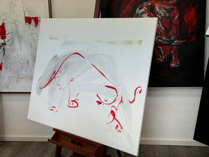 Linie der Macht, 100 x 130 cm