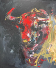 Laden Sie das Bild in den Galerie-Viewer, „Bullhead“, 120 x 100 cm