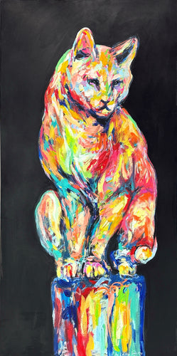 Bunte Gelassenheit, 100 x 50 cm