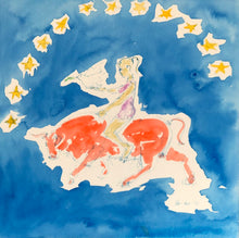 Laden Sie das Bild in den Galerie-Viewer, Europas Befreiung, 80 x 80 cm