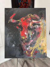 Laden Sie das Bild in den Galerie-Viewer, „Bullhead“, 120 x 100 cm