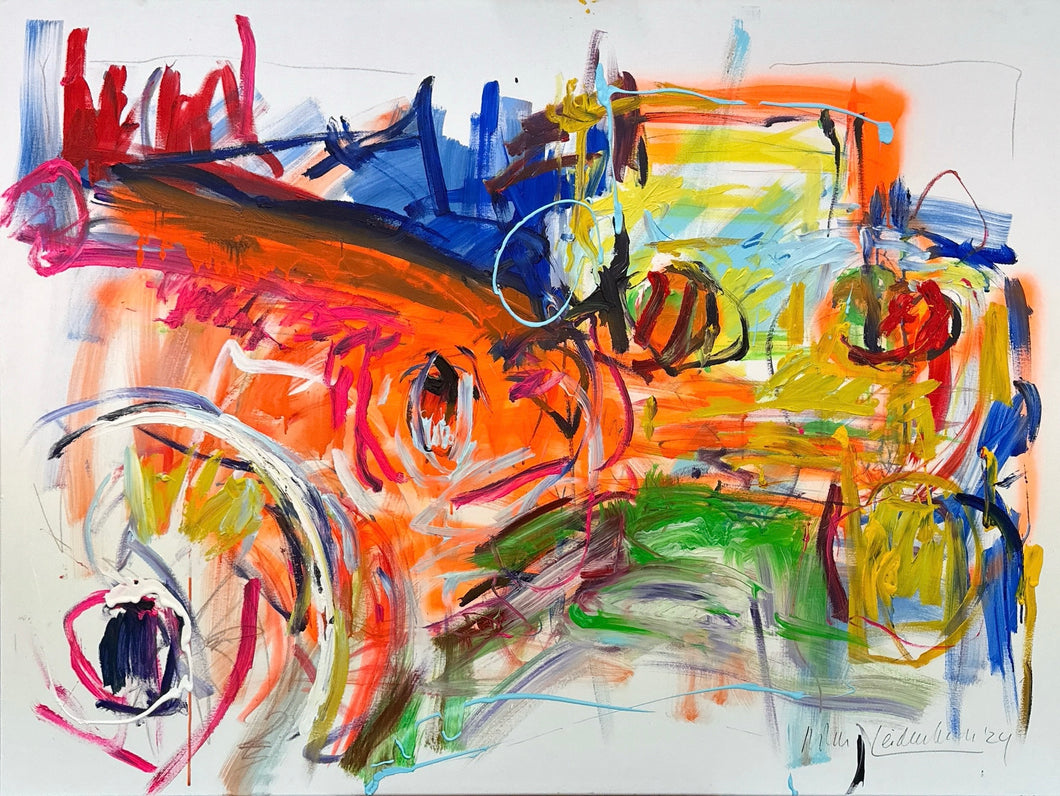 Two Cars, 160 x 120 cm