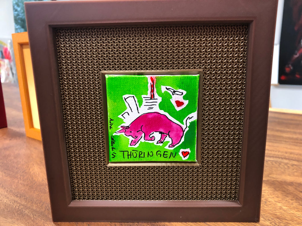 Thüringen Box, Stier in Pink