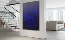 Load image into Gallery viewer, „Der blaue Wolf“, 140 x 100 cm
