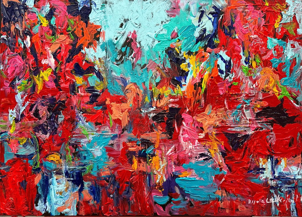 Red Kiss, 50 x 70 cm