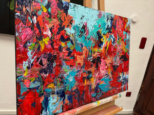 Red Kiss, 50 x 70 cm