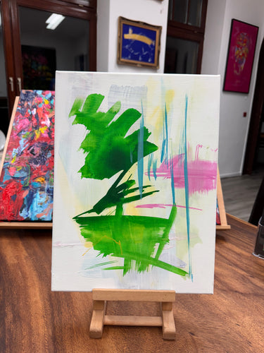 Dance with Green, 40 x 30 cm