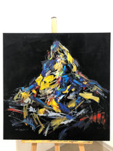 Laden Sie das Bild in den Galerie-Viewer, „Matterhorn bei Nacht“, 80 x 80 cm