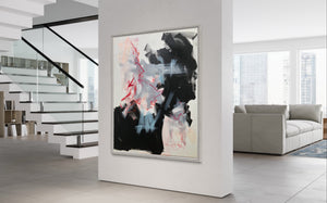 „Gewitter“, 120 x 100 cm