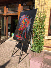 Laden Sie das Bild in den Galerie-Viewer, „El Rojo“, 100 x 140 cm, Acryl auf Leinwand