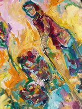 Load image into Gallery viewer, „Zitronenjette“, 120 x 80 cm, Öl auf Leinwand