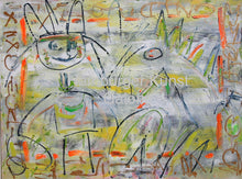 Load image into Gallery viewer, Ramona Leiss  „Funky“160 x 120 cm, Mischtechnik auf Leinwand