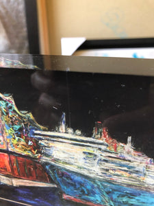 „Elbphilharmonie mit einer Möwe“, 10 x 15 cm