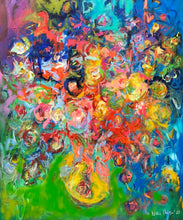 Laden Sie das Bild in den Galerie-Viewer, Gelbe Blumenvase, 120 x 100 cm