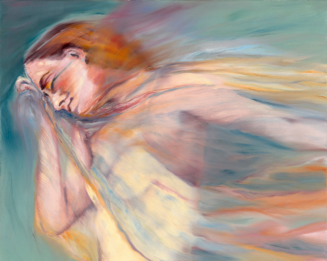 „Dreaming Woman“, 80 x 100 cm