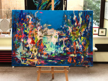 Laden Sie das Bild in den Galerie-Viewer, „Blue Paradise“, 90 x 130 cm