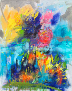 „Abstrakt Morning“, 100 x 80 cm