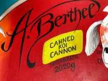 Laden Sie das Bild in den Galerie-Viewer, Canned Koi Cannon, 2020, 100 x 100 cm, oil on canvas