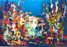 Laden Sie das Bild in den Galerie-Viewer, „Blue Paradise“, 90 x 130 cm