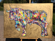 Laden Sie das Bild in den Galerie-Viewer, Golden Bull, 100 x 140 cm