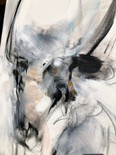 Load image into Gallery viewer, „Eleganz in weiß“, 100 x 70 cm