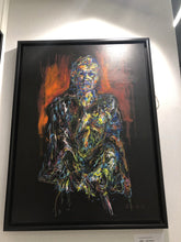 Laden Sie das Bild in den Galerie-Viewer, „The gun“, 60 x 80 cm, Acryl auf Leinwand