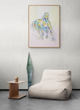 Load image into Gallery viewer, „Das Pferd, dass nach dem Besuch der Queen noch mehr Farben im Fell hat“, 100 x 140 cm