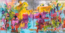 Laden Sie das Bild in den Galerie-Viewer, „Abstrakt am Wasser“, 80 x 160 cm