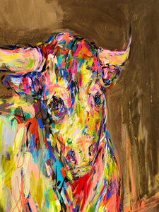 Young Bull, 130 x 90 cm