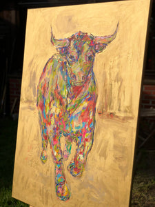 Young Bull, 130 x 90 cm