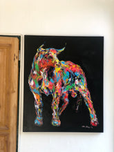 Laden Sie das Bild in den Galerie-Viewer, Happy Mood Bull, 120 x 100 x 4,5 cm