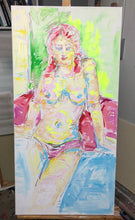 Laden Sie das Bild in den Galerie-Viewer, „Junges Mädchen“, 50 x 100 cm