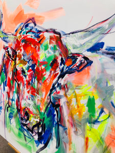 „It‘s a Bull“, 120 x 160 cm