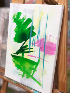 Dance with Green, 40 x 30 cm