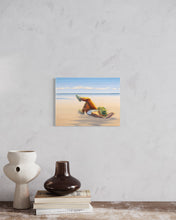 Laden Sie das Bild in den Galerie-Viewer, im weichen sand 2022 Öl auf Leinwand 30x40cm