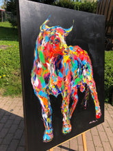 Load image into Gallery viewer, Happy Mood Bull, 120 x 100 x 4,5 cm