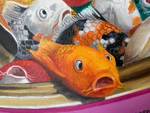 Load image into Gallery viewer, Druck auf Leinwand „Canned Koi Chaos“