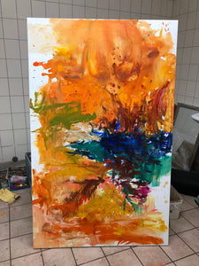 „Sonneninsel“, 160 x 100 x 2 cm