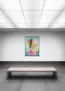 „Happy Fish“, 100 x 140 cm