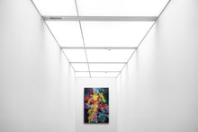 Laden Sie das Bild in den Galerie-Viewer, „Abstraktion mit Grün“, 100 x 70 cm