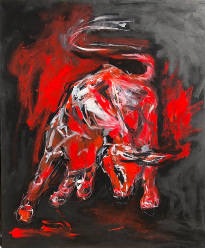 A Day in Red, 120 x 100 cm
