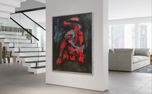 Load image into Gallery viewer, Schwungvoll und elegant, 120 x 100 cm