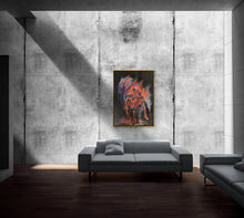 Laden Sie das Bild in den Galerie-Viewer, „El Rojo“, 100 x 140 cm, Acryl auf Leinwand