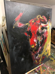 „Bullhead“, 120 x 100 cm