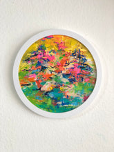 Laden Sie das Bild in den Galerie-Viewer, „Bäume am See“, Durchmesser 30 cm